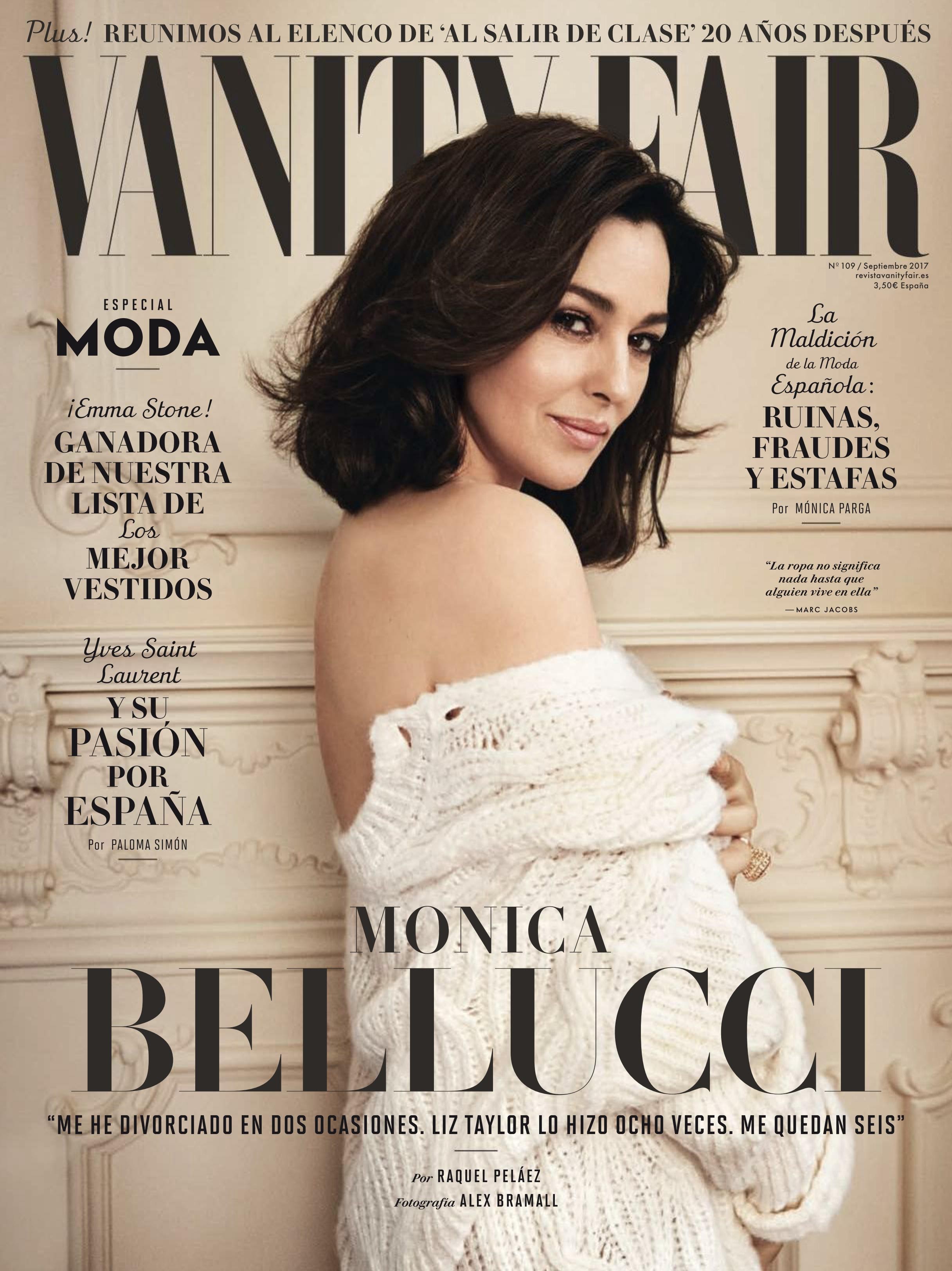 Monica Bellucci On Vanity Fair Spain スペイン版 ヴァニティ フェアのモニカ ベルッチ Cia Movie News
