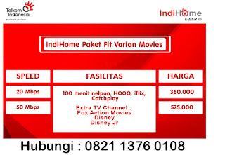 Paket Indihome Fit Varian Movies