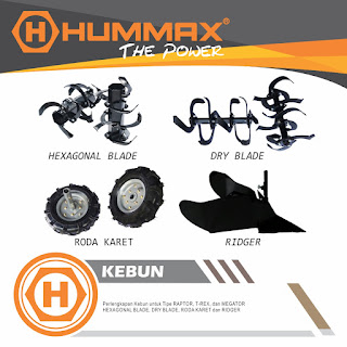 Alat Pertanian Cultivator Hummax Megator