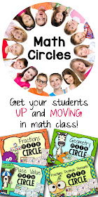 Math Circles - research proves getting students physically active while learning math concepts helps them retain information learned.