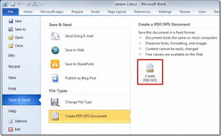 PDF ialah dokumen portable yang aneka macam di Merubah word to pdf sangat gampang dengan ms word 2010, 2013 atau 2016