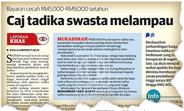 Jawapan Kepada Soalan Kenapa Yuran Tadika Mahal Bubblynotes Malaysia Parenting Lifestyle Blog