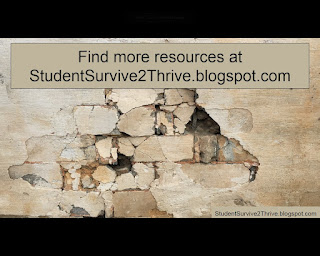 Find more resources at StudentSurvive2Thrive.blogspot.com