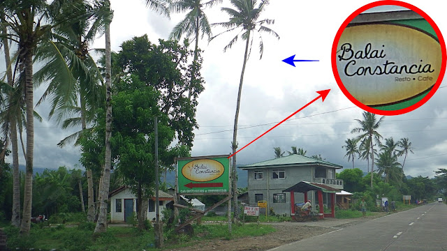 highway signage leading to Balai Constancia in Carigara Leyte