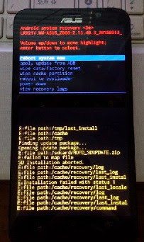 Cara Masuk Ke Mode Recovery di Asus Zenfone