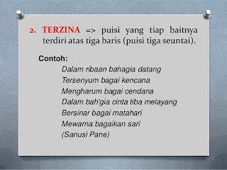 Pengertian Dan 5 Contoh Puisi Terzina dalam Bahasa Indonesia