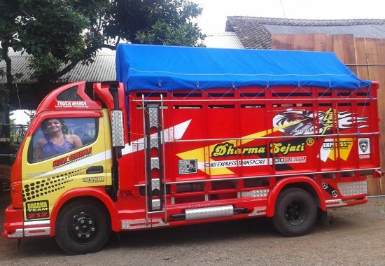 modifikasi truk canter terbaru