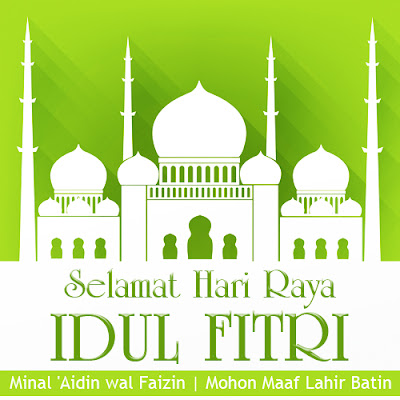 Selamat Idul Fitri - Kartu Lebaran