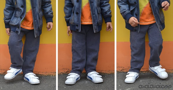 http://www.cucicucicoo.com/2013/11/tutorial-turn-little-kid-pants-big-kid-pants/