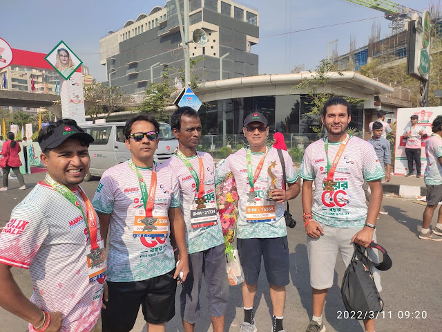 Biman Half Marathon 2022 🏃🏻‍♂️✈️🏃🏻‍♀️ - Debaloy Ghosh Dolan