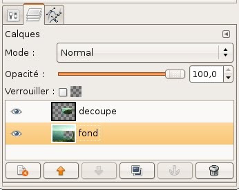 gimp tutoriel affichage calques