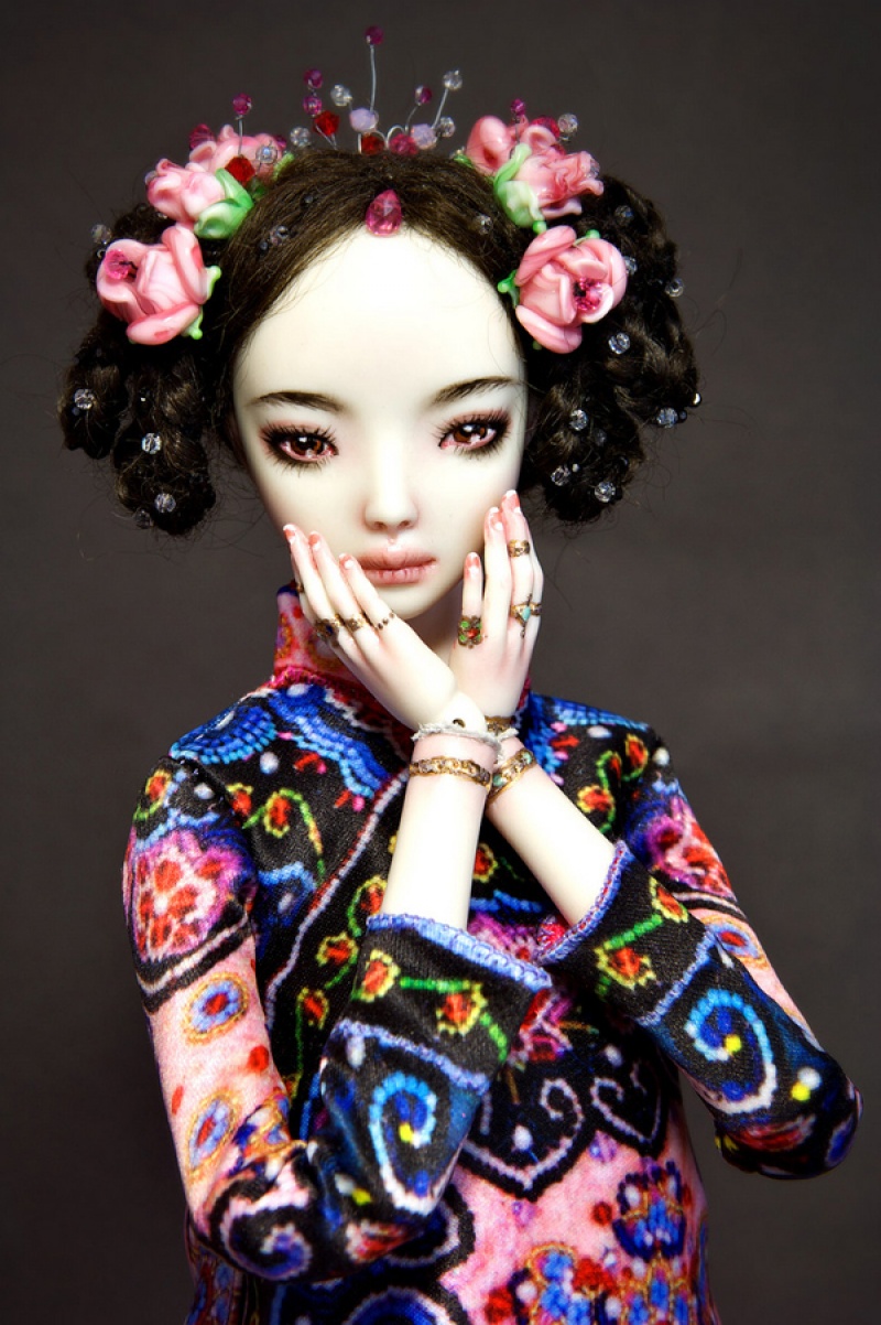 the designer creates inspired dolls for adults