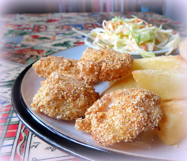 Cornmeal Crusted Cod Cheeks