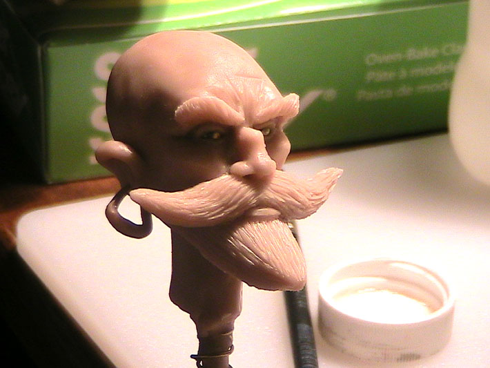 Grimm Sculpt by Mike Fleming Jr., Curse Of The Wolfs Heart © 2012 Jeff Lafferty