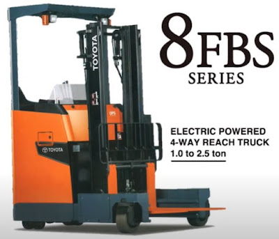 Reach Truck 4 chiều Toyota 8FBS