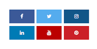 Social Media Follow Icons Style 5