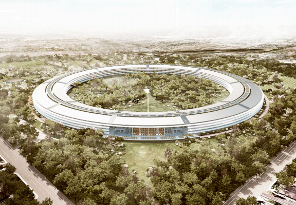 Apple delayed the construction of the "space" Headquarters 2016