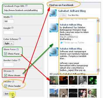 cara membuat facebook like box, membuat facebook like box, facebook like box, facebook