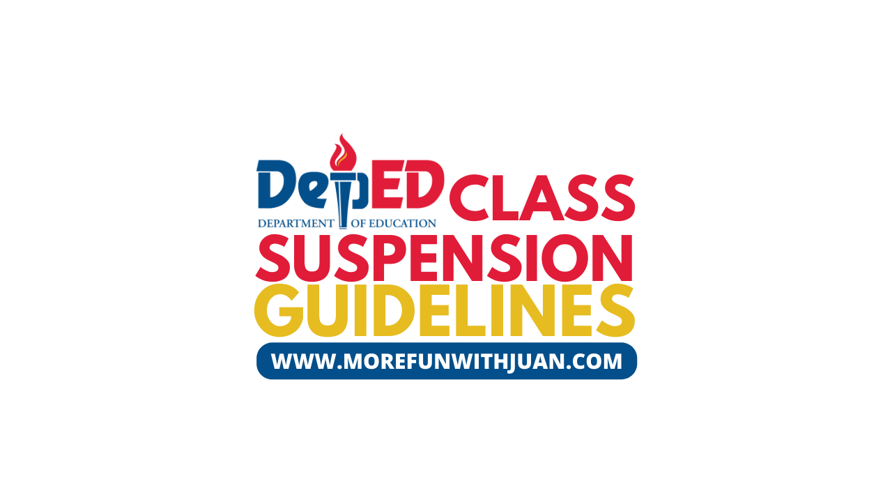 Panahon.TV on X: Here are the automatic class suspension rules from the  Department of Education (DepEd).  / X