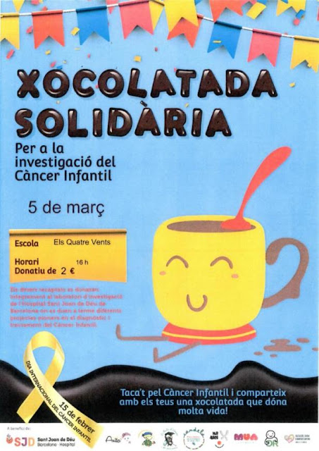 Esguard de Dona - Xocolatada Solidaria Contra el Càncer Infantil 5 de març de 2018