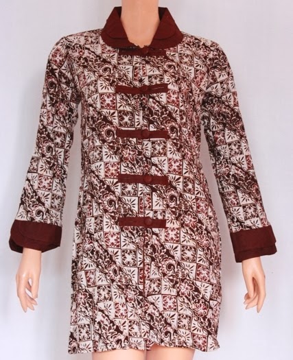  Model  Baju  Batik  Untuk Kerja  Terbaru Update 2014 grosir 