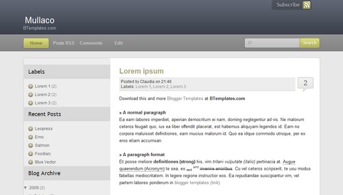 Blogger Toolbox: Fresh, Free and Stunning Blogger Templates