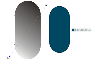 mengatur warna radial di corel