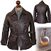 1980s Reproduction belted leather surcoat