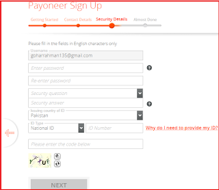guide about to create a payoneer account