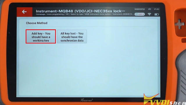 Xhorse VVDI Key Tool Plus Adds VW MQB48 Key 17
