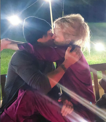 Nicole Kidman celebrates Valentine's Day with husband Keith Urban with kisses