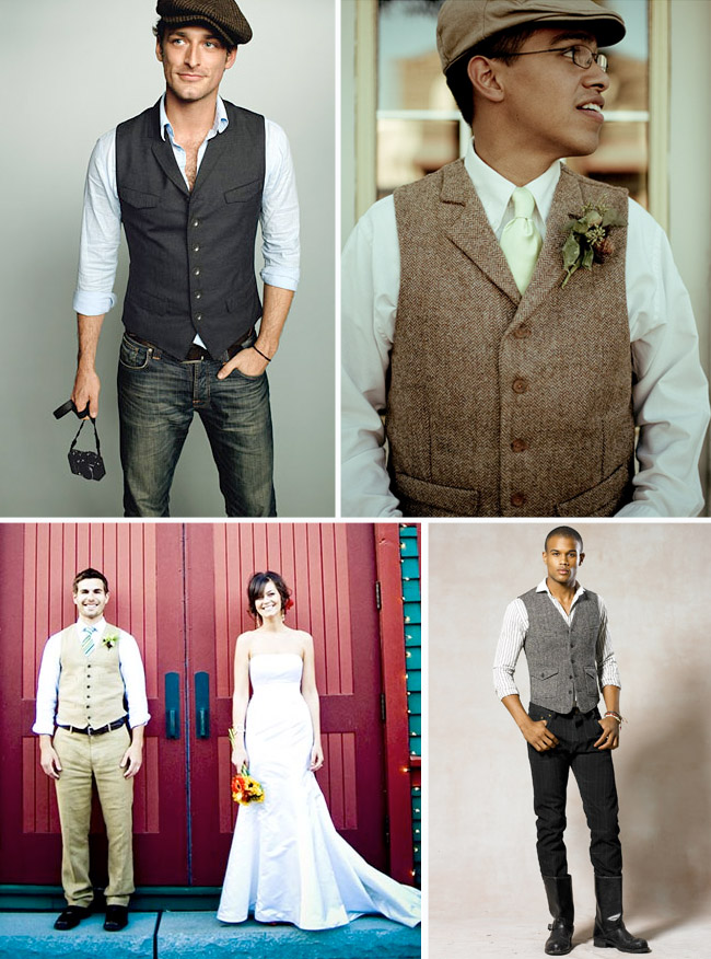 I just love a man in a vest Since nothing for the wedding is to 