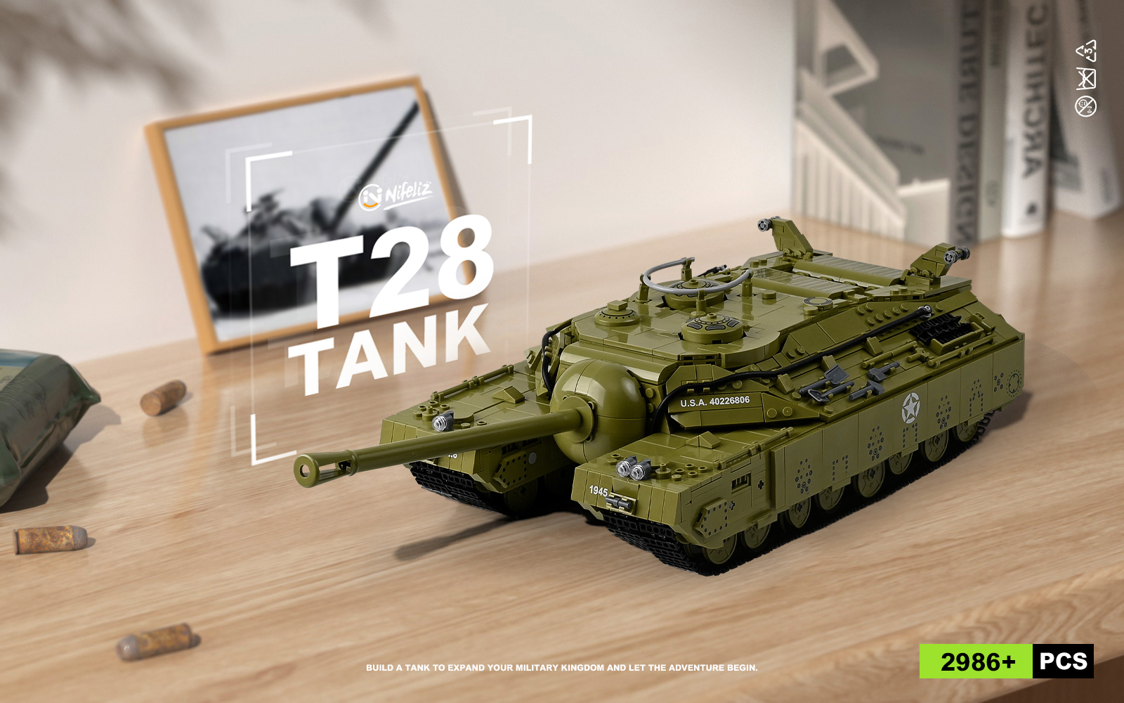 Review- Nifeliz Nifeliz T28 Super Heavy Tank Model