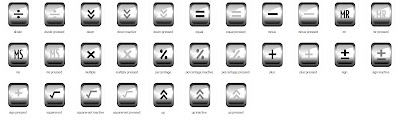 Calculator icons 