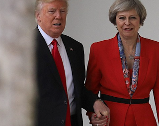  Trump Welcomes First Foreign Leader Theresa May 
