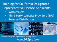 California Designated Representative Training Courses (approved by the California State Board of Pharmacy)