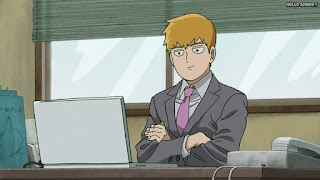 モブサイコ100アニメ 2期7話 霊幻新隆 れいげん Reigen Arataka CV.櫻井孝宏 | Mob Psycho 100 Episode 19