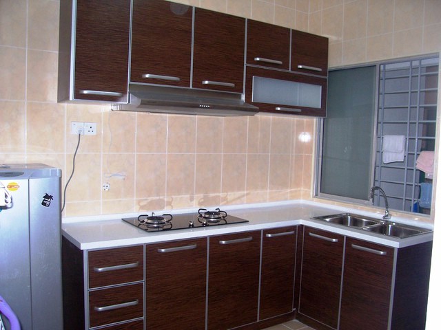 50 kabinet  dapur  minimalis dari kayu aluminium modern 