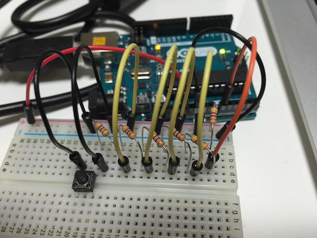 Hawksnowlog Arduino のアナログピンで複数のスイッチの情報を取得してみた