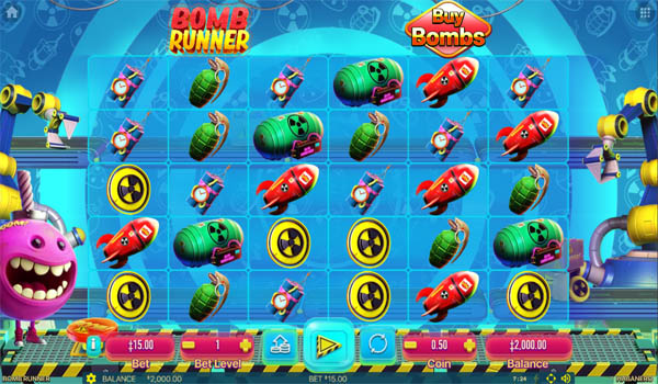 Main Gratis Slot Indonesia - Bomb Runner Habanero