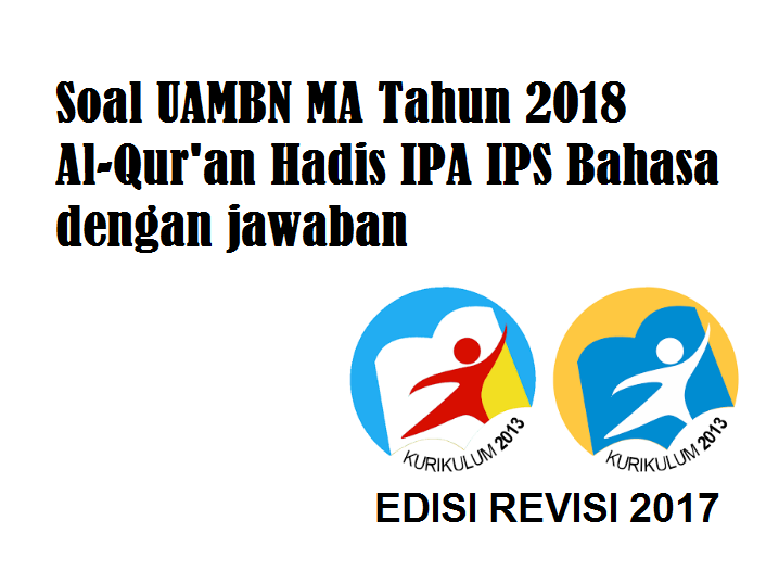 Soal UAMBN MA Tahun 2021 Al Qur an Hadis IPA IPS  Bahasa 