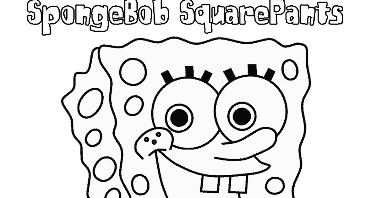 Belajar Mewarnai Untuk Anak Anak  Gambar Kartun  SpongeBob  