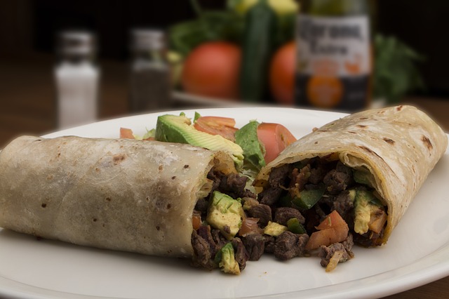 Steak and Avocado Burrito