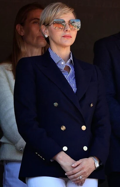 Princess Charlene, Prince Jacques, Pierre Casiraghi, Beatrice Borromeo, Princess Alexandra, Melanie De Massy, Stefanos Tsitsipas