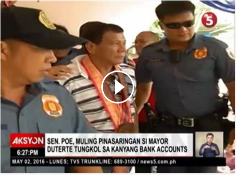 Grace POe Nagpasaring Kay Mayor Duterte