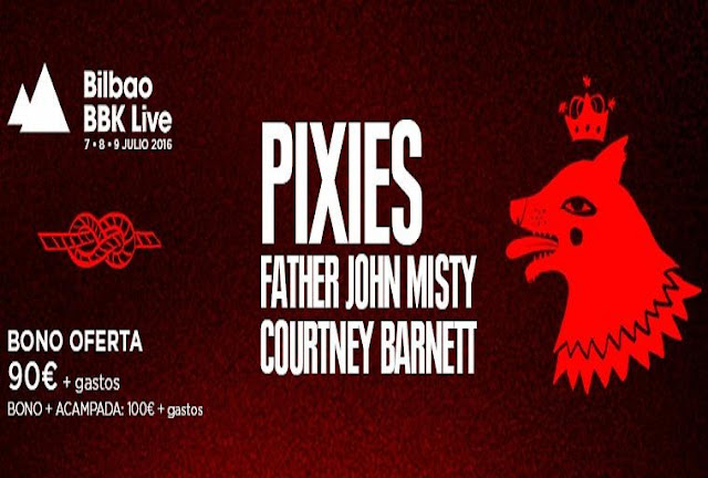 Pixies, Courtney Barnett y Father John Misty en el Bilbao BBK Live 2016