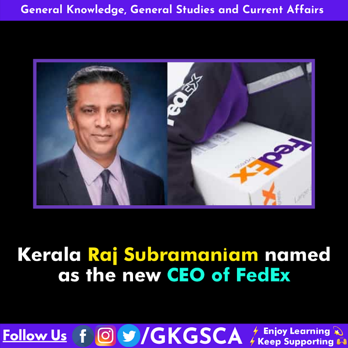Kerala Raj Subramaniam named as the new CEO of FedEx