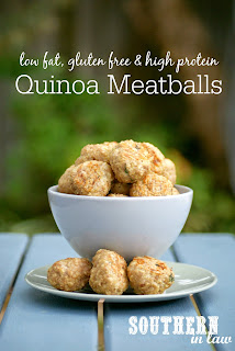 Healthy Quinoa Baked Meatballs Recipe Gluten Free