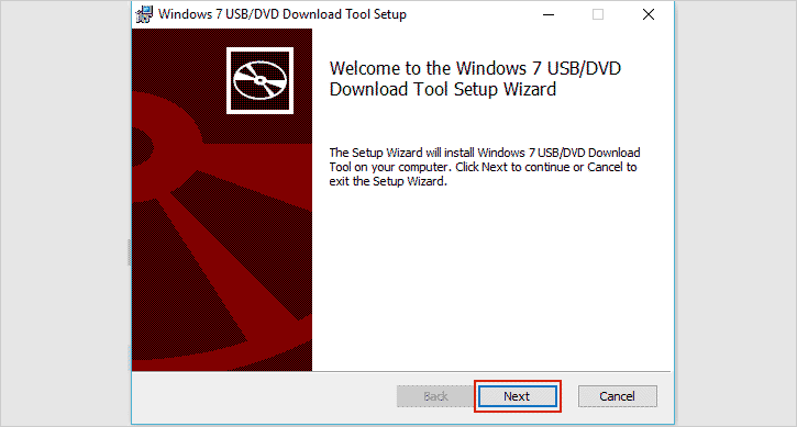 Instalando Windows 7 USB/DVD download tools