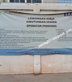 Lowongan kerja terbaru